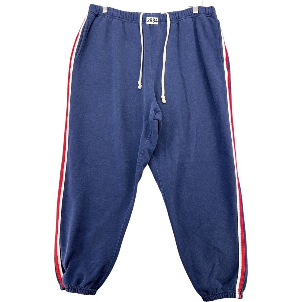 Polo Ralph Lauren Team USA Sweatpants Men XL Navy Blue Olympic 2024 Side Stripe